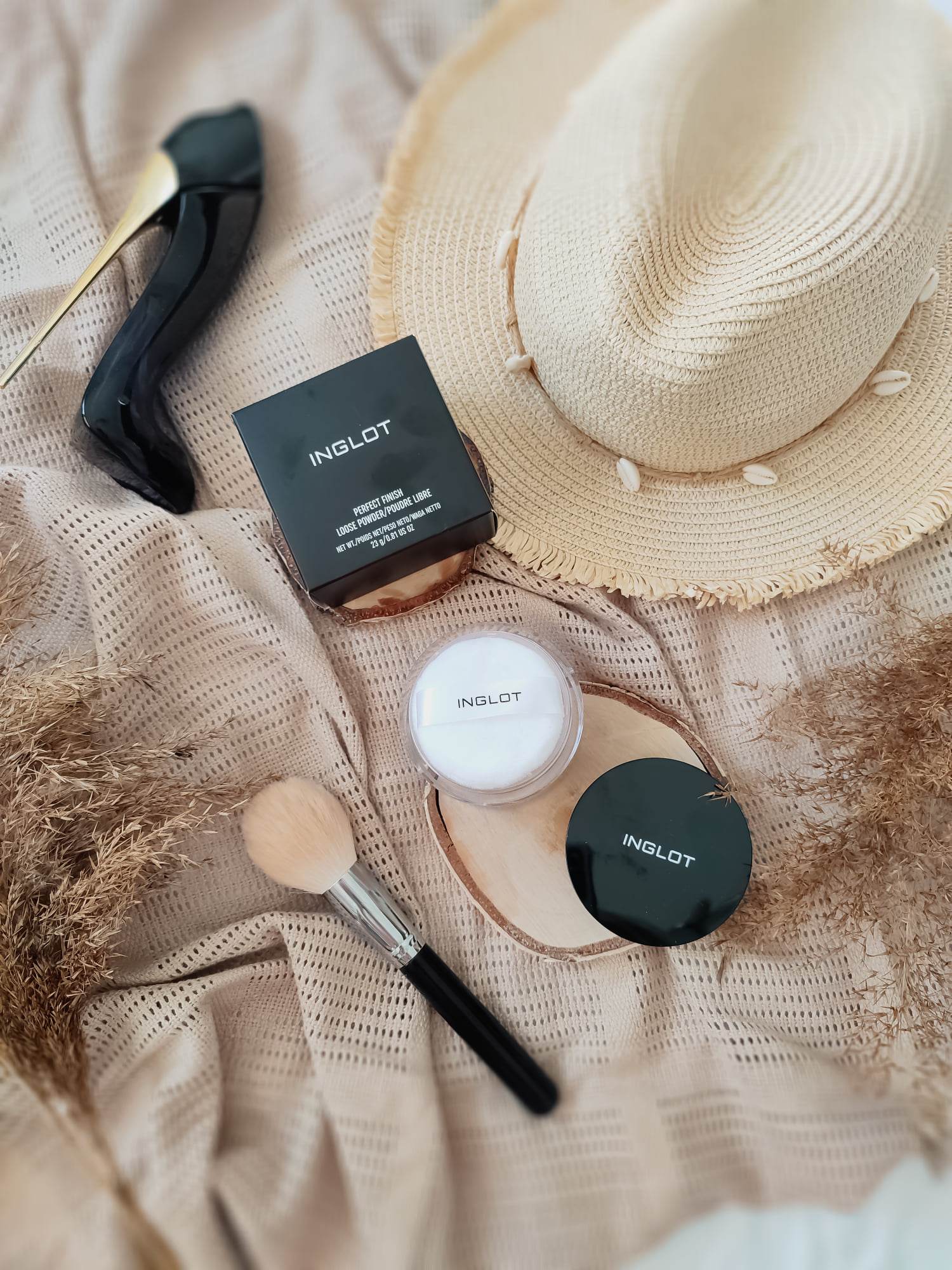 Inglot Perfect Finish matujący puder sypki